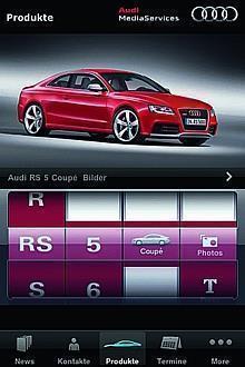 Gratis-Programm der Audi Kommunikation im Apple App Store 